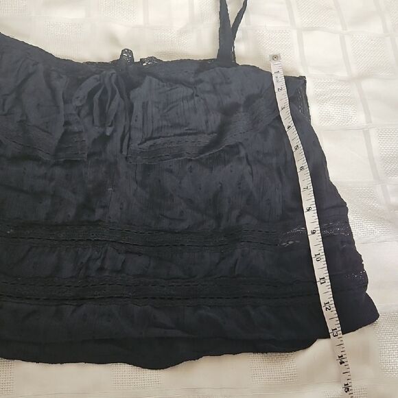 Abercrombie & Fitch Black Ruffled Tie Front Camisole - Picture 10 of 16